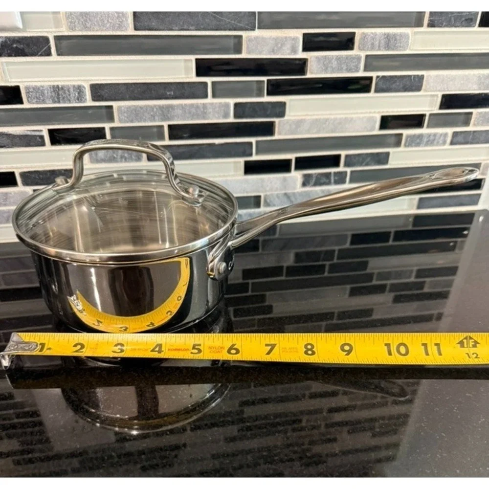 Cuisinart 1 Qt Stainless Steel Saucepan w Lid Model 719-14N 12